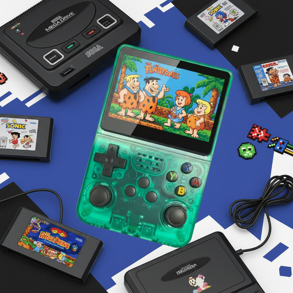 256G Open Source R36S Video Game Console Linux System 3.5 Inch IPS Screen Portable Pocket Video Player 64G/128G Best Game Gift