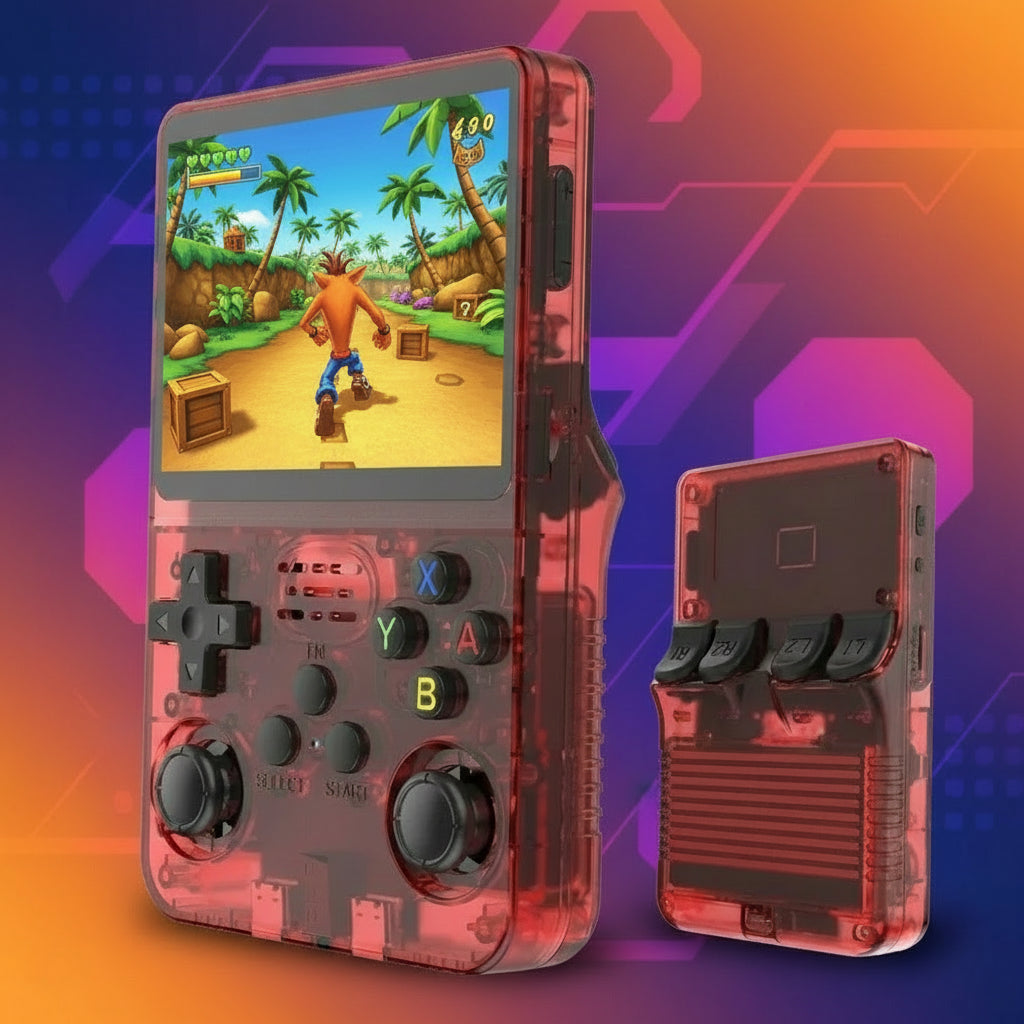 256G Open Source R36S Video Game Console Linux System 3.5 Inch IPS Screen Portable Pocket Video Player 64G/128G Best Game Gift