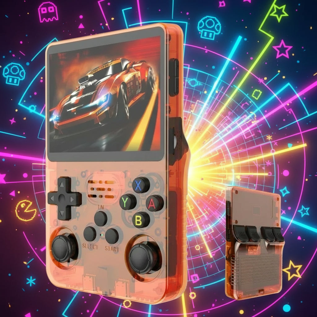 256G Open Source R36S Video Game Console Linux System 3.5 Inch IPS Screen Portable Pocket Video Player 64G/128G Best Game Gift